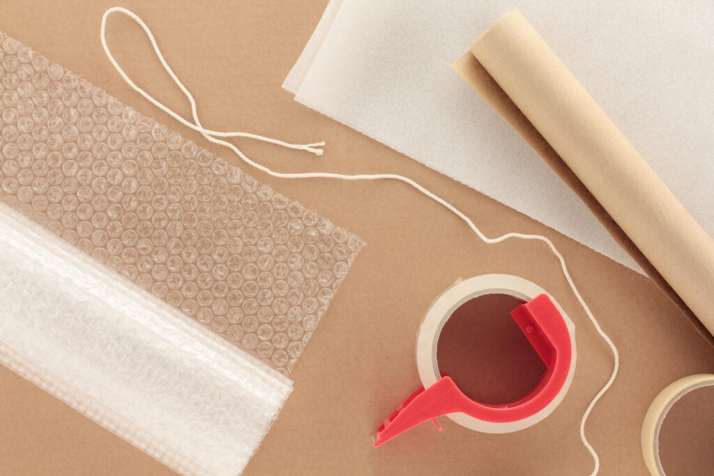 Packing materials professional international movers use 