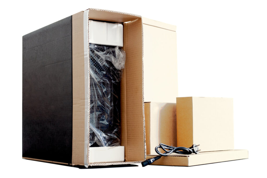 A packed computer
